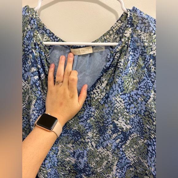 Ramy Brook 100% Silk Pennie Floral Blouse - Picture 7 of 11